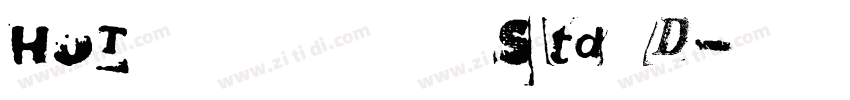 HOT 白舟太篆書 Std D字体转换